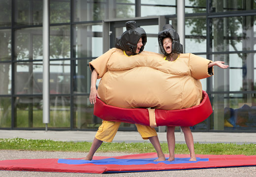 Ordina tute gemelle gonfiabili da sumo per bambini. Acquista ora giochi gonfiabili online su JB Gonfiabili Italia