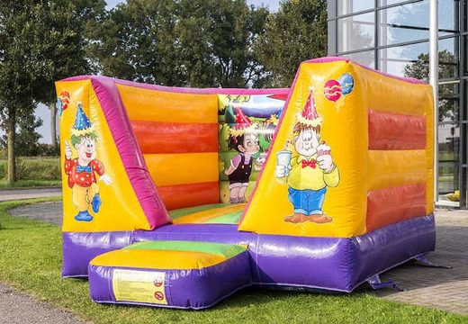 Piccola castello gonfiabile colorata gonfiabile aperta per bambini in vendita a tema festa. Visita JB Gonfiabili Italia