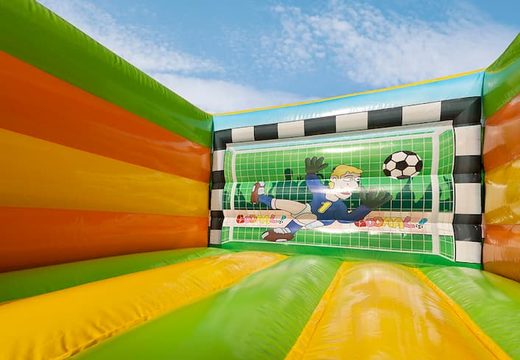 Mini castello gonfiabile con tema calcio da acquistare per i bambini. Acquista castelli gonfiabili online su JB Gonfiabili Italia