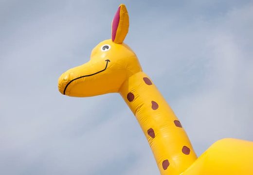 Grande castello gonfiabile con tetto a tema giraffa da acquistare per i bambini. Ordina i castelli gonfiabili online su JB Gonfiabili Italia